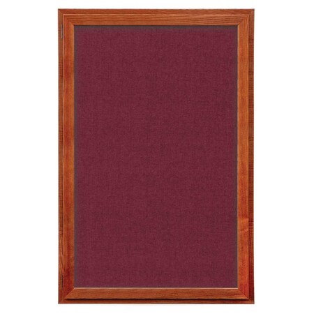 United Visual Products Indoor Enclosed Combo Board, 72"x36", Satin Frame/Blue & Pearl UVCB7236-BLUE-PEARL